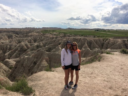 Brittany and Lynda visit the Badlands of South Dakota.