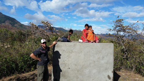 Josh Donegan working with Peace Corp